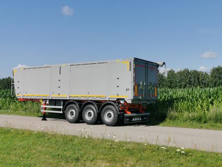 Wywrotka aluminiowa z coilmuldą oraz drzwiami bocznymi