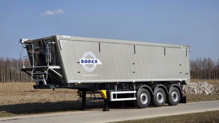 Wywrotka aluminiowa z klapo-drzwiami | BODEX