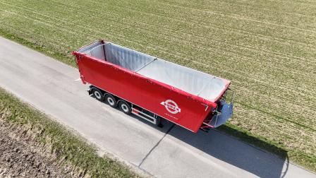 Wywrotka aluminiowa z klapo-drzwiami | BODEX