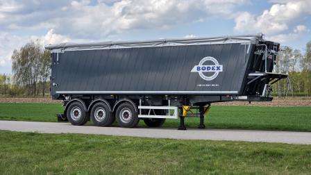 Wywrotka aluminiowa z klapo-drzwiami | BODEX