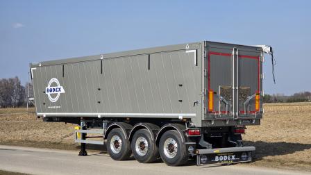 Wywrotka aluminiowa z klapo-drzwiami | BODEX