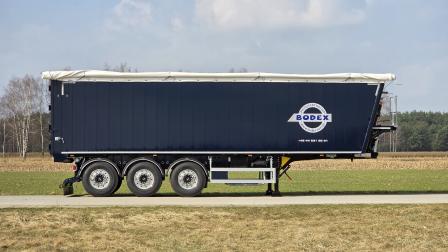 Wywrotka aluminiowa z klapo-drzwiami | BODEX