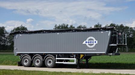 Wywrotka aluminiowa z klapo-drzwiami | BODEX