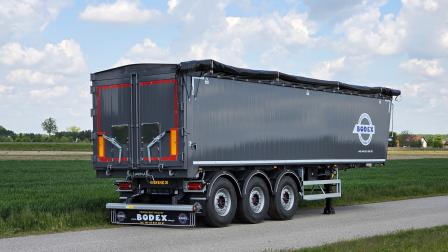 Wywrotka aluminiowa z klapo-drzwiami | BODEX