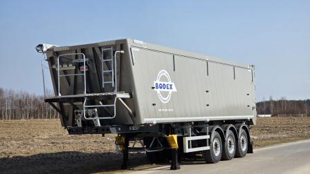 Wywrotka aluminiowa z klapo-drzwiami | BODEX
